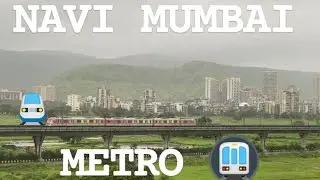 Проект метро Navi Mumbai Maha Rail || Испытание метро Kharghar || Последнее обновление, июль 2021 г. ||