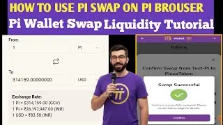 PI DEX НАКОНЕЦ-ТО ЗАРАБОТАЛ: КАК ИСПОЛЬЗОВАТЬ PI SWAP В PI BROUSER НА GCV 314.159 | Swap testnet ...