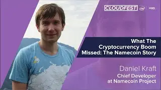 CloudFest 2019: The NameCoin Story