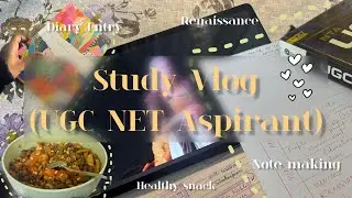 Study Vlog 10 | NET Aspirant | Thomas Fletcher & John Middleton 
