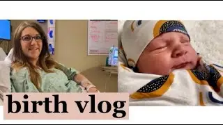 Birth Vlog of baby number 8 || Induction at 39 weeks || quick labor