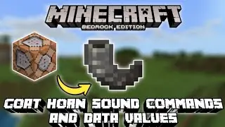 Goat Horn Sounds & ID's! - Minecraft Bedrock Tutorial