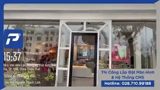 Lắp Đặt M&agrave;n H&igrave;nh Menu Điện Tử cho HIGHLANDS COFFEE - 102A Phạm Văn Đồng, Vỹ Dạ, Huế, Thừa Thi&ecirc;n Huế