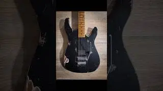 Charvel &ndash; Deep Black 100% Nitro Refinish & Hand-Aged Relic | Relic&rsquo;Art Project 790