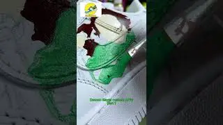 Demon Slayer Custom AF1's #demonslayer  #custom #customairforce1 #af1customs #af1 #nike #af1s