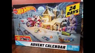 РАСПАКОВКА Адвент-календаря Hot Wheels 2018!!!