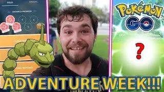 I FINALLY CAUGHT THIS SHINY!!! Pokemon GO Adventure Week!