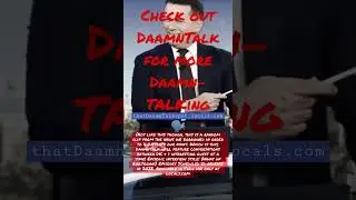 DaamnTalk&rsquo;s #DailyDaamn is #MissedNewsDiffViews - DTdj&oslash; is #DontJust&Oslash;bey - Yes, we aren&rsquo;t the news.