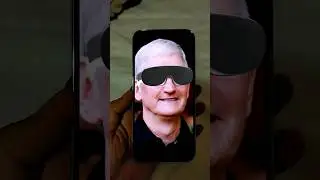 Apple Vision Pro on Tim Cook!