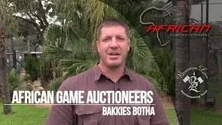 Bakkies Botha on African Game Auctioneers