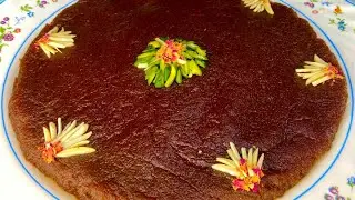 How to make Persian grape molasses halva with 3 ingredients (آموزش حلوا سنتی) l Flavorsome Kitchen