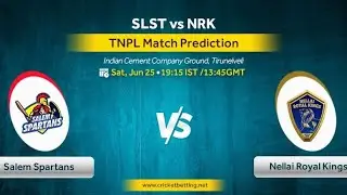 तमिलनाडु प्रीमियर लीग ।। TNPL  MADURAI vs CHEPUK SUPER GILLIES ।। 💯% Sure prediction...#tnpl