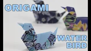 How to Fold an Origami Water Bird