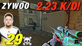ZywOo carry team 29 frags & 2.23 K/D! CS2 game POV 🔥