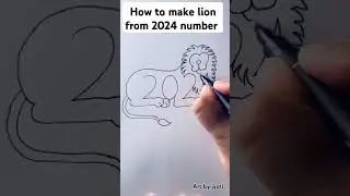 How to make lion #easy #drawing #lion #shorts #shortsfeed #trending #funny #explore #music #rap #art