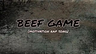 beef game (motivation rap song)//bg luck //@vintagemanbeats