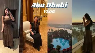 Abu Dhabi Vlog | A week of pure relaxation with so much good food 😍🎂🌴