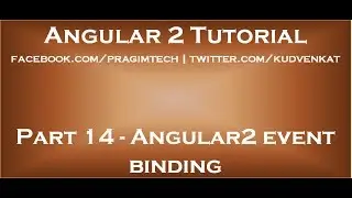 Angular2 Event Binding