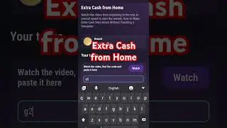 Extra Cash from Home tapswap code today #tapswapcode #tapswap #trending #viralvideo #video #shorts