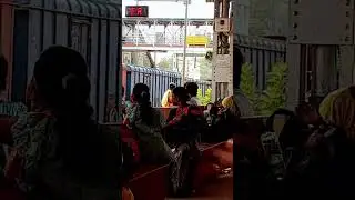 BCNA freight train rushes through Bolpur