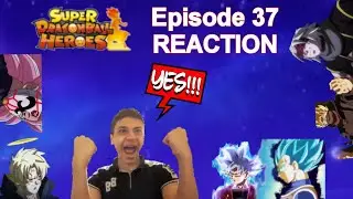 *NEW* Super Dragon Ball Heroes Episode 37 REACTION(ITS SO UNBELIEVABLE!!!)