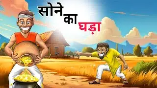 सोने का घड़ा | sone ka ghada cartoon | sone ka ghada kahani | 2d animation