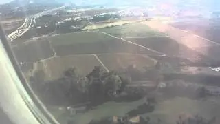 Aterrizaje en Aeropuerto de Malaga