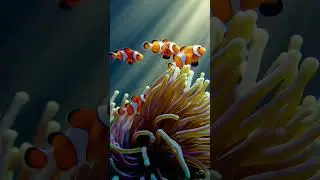 Dreamlike Clownfish Serenity simple compose#shorts #Nemo #Clownfish #BeautifulOcean #AmazingAnimals