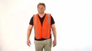 Lightweight Reflective Safety Vest Orange