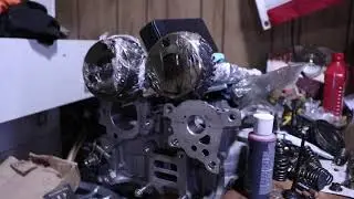 700hp ECOBOOST MUSTANG manley 85 lb springs, valve lapping