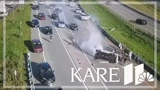 Caught on camera: Twin Cities Good Samaritan car rescue