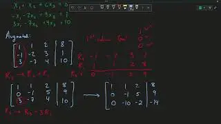 (Linear Algebra) Solving a System with Row Reduction - EPIC