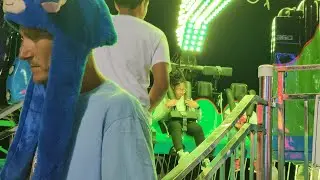 Enjoying a ride on Hyper Loop #trending
