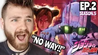 MONSTER IN THE PRISON!!! | JOJO'S BIZARRE ADVENTURE *PART 6* EPISODE 2 | (S5 EP:2) REACTION!