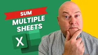 How To Add Up Numbers From Multiple Excel Sheets Fast!