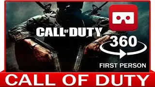 360&deg; VR VIDEO - CALL of DUTY - Gameplay -  Imitation  Game- First Person - VIRTUAL REALITY 3D