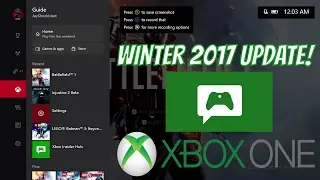 Xbox One Guide Update is AWESOME! (Winter 2017)