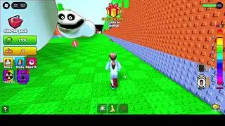 Giant worms chasing me on roblox