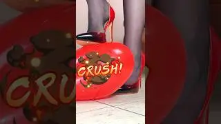 Ferrari Pumps vs. Balloons! Heels Crushing Things! Oddly Satisfying! ASMR