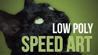Simple Low Poly Vector Speed Art