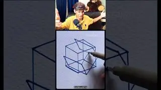 How to draw 3D cube!