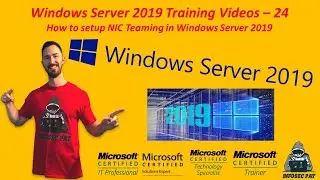 Как настроить объединение сетевых карт в Windows Server 2019 — Видео 24 Обучение по Windows Serve...