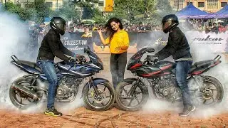 Pulsar 220 stunts | Festival of Speed | Nanded