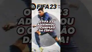 FIFA 23 adivinhou o Campe&atilde;o da Copa! #copadomundo #fifa23 #futebol