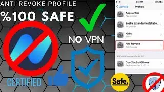 How To Get a Anti Revoke Profile Without Nesstool!!!! NO VPN