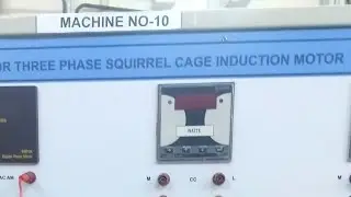 Squirrel cage induction motor with load #electrical #study #practical #electrician #wire #connection