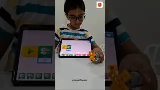 From building to coding 💻✨ our little innovator powered up a LEGO WeDo windmill .