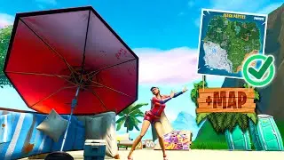 Dance at Beach Parties (All Locations + Map | 14 Days of Summer in Fortnite)