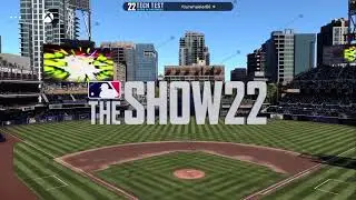 Mlb the show 22 first look (TECH TEST not final gameplay)