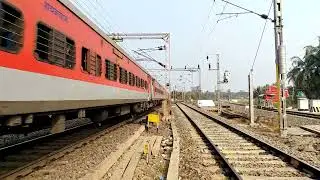 12768 santragachi hazur Sahib Nanded express #indianrailwas 